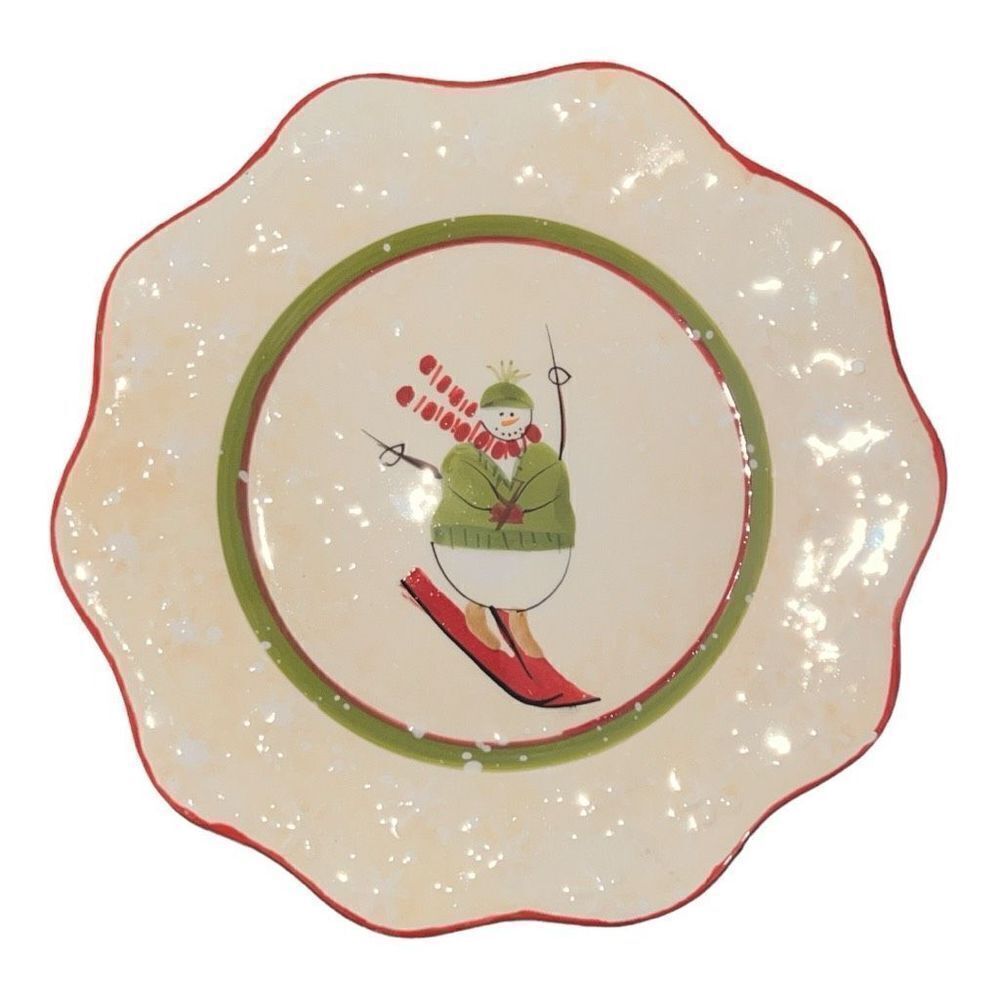 Debbie Mumm Holiday dessert serving plates 7” in diameter - Picture 4 of 5
